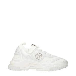 Philipp Plein White Fabric Chunky Men's Sneakers